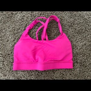 Lululemon Energy Bra - Pink - Size 2
